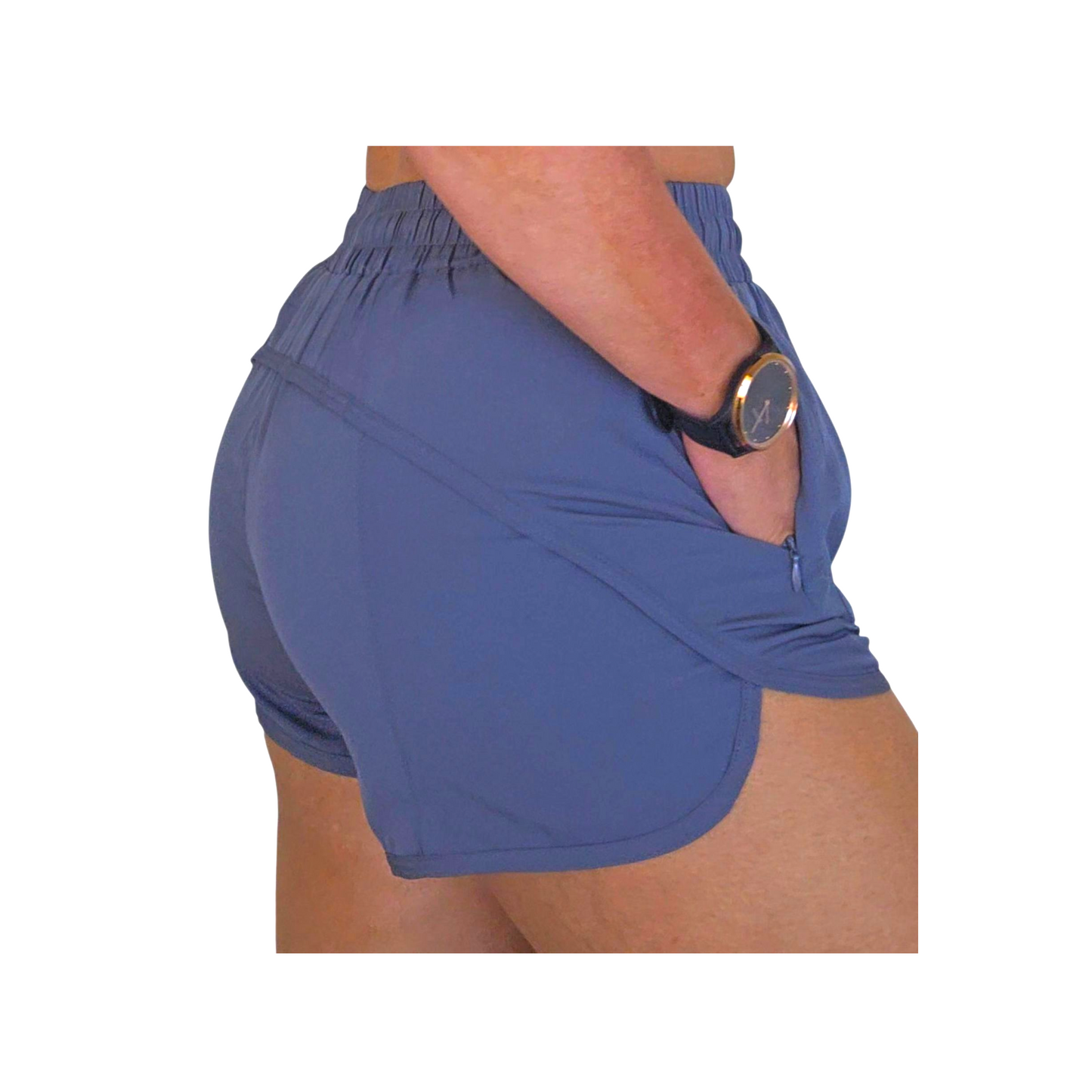 RealFitt Running Shorts in Grey