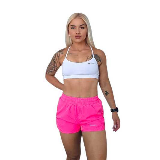 RealFitt Running Shorts in Hot Pink