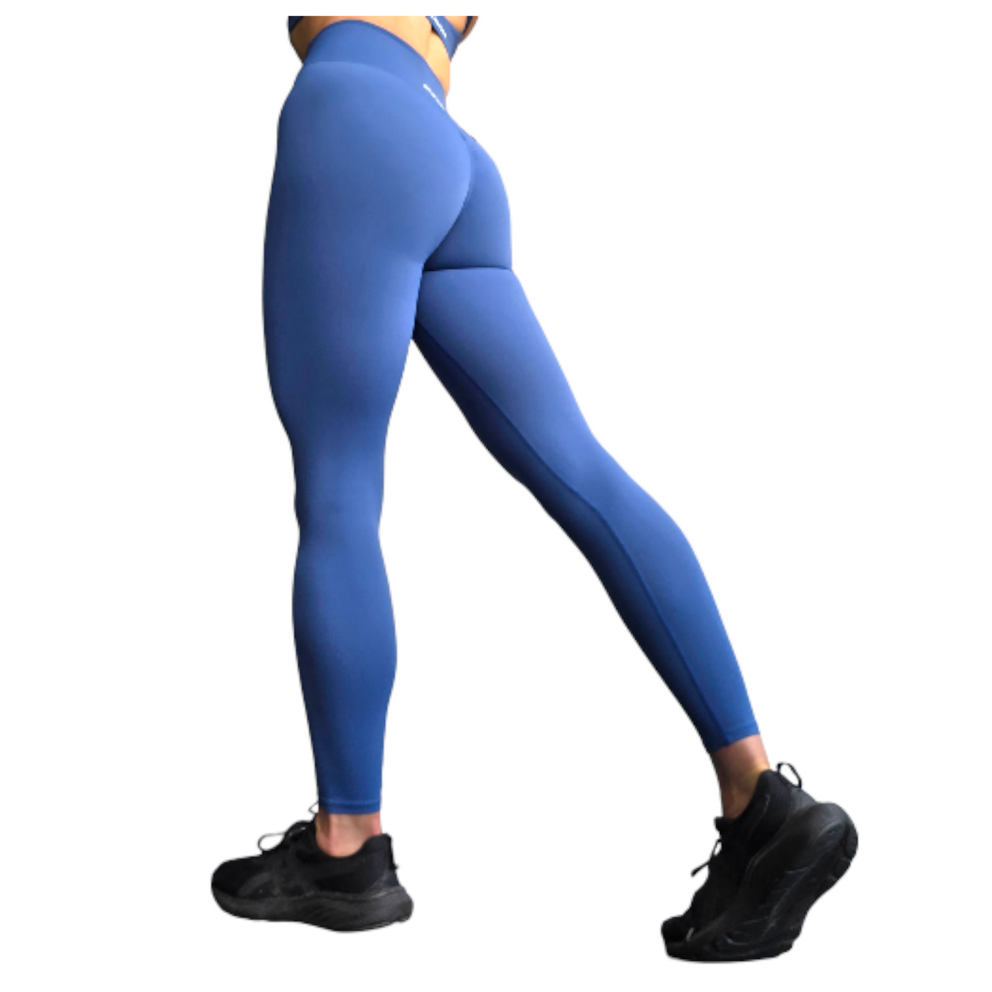 NSV Self Care Non-Visible Scrunch Leggings in Blue