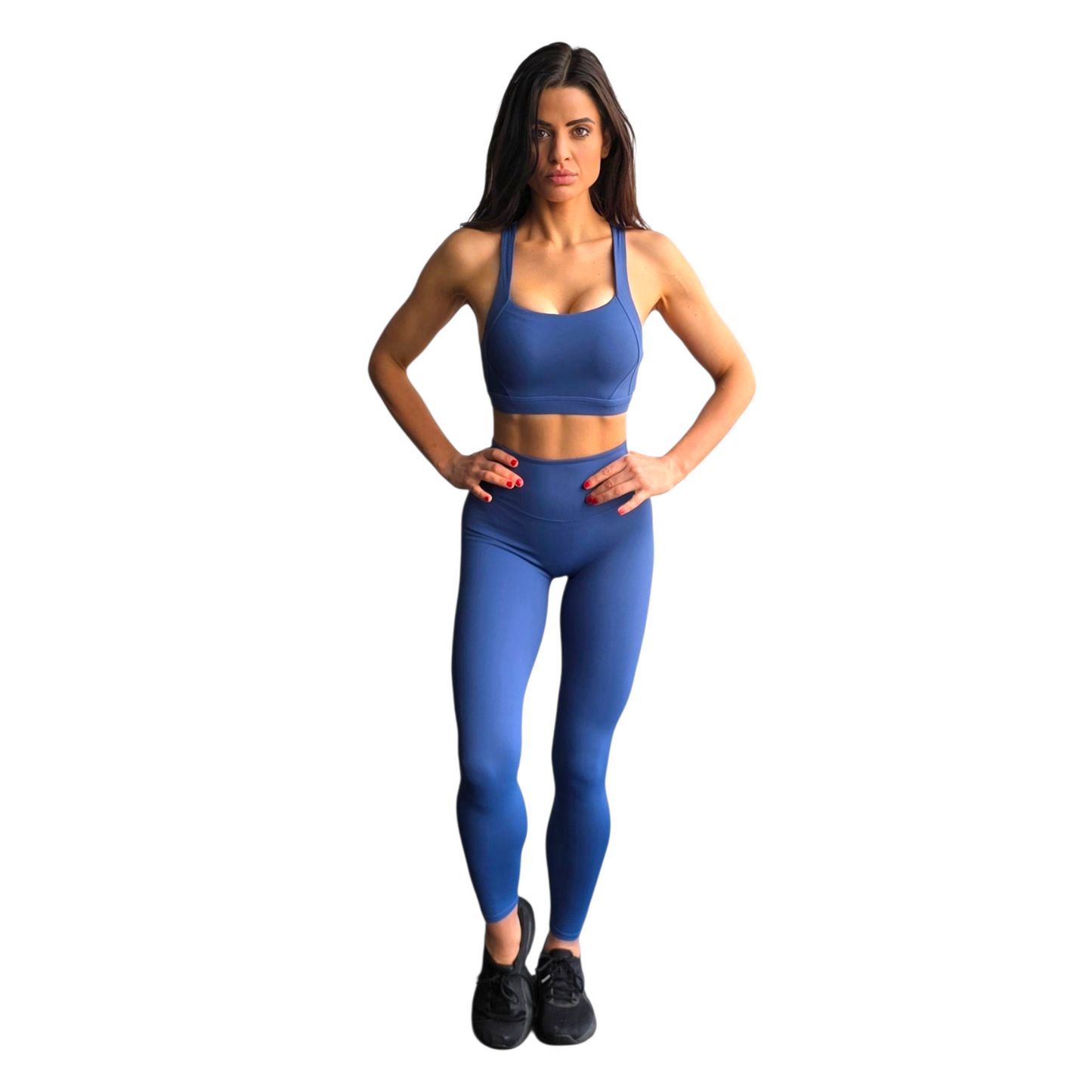 NSV Self Care Non-Visible Scrunch Leggings in Blue