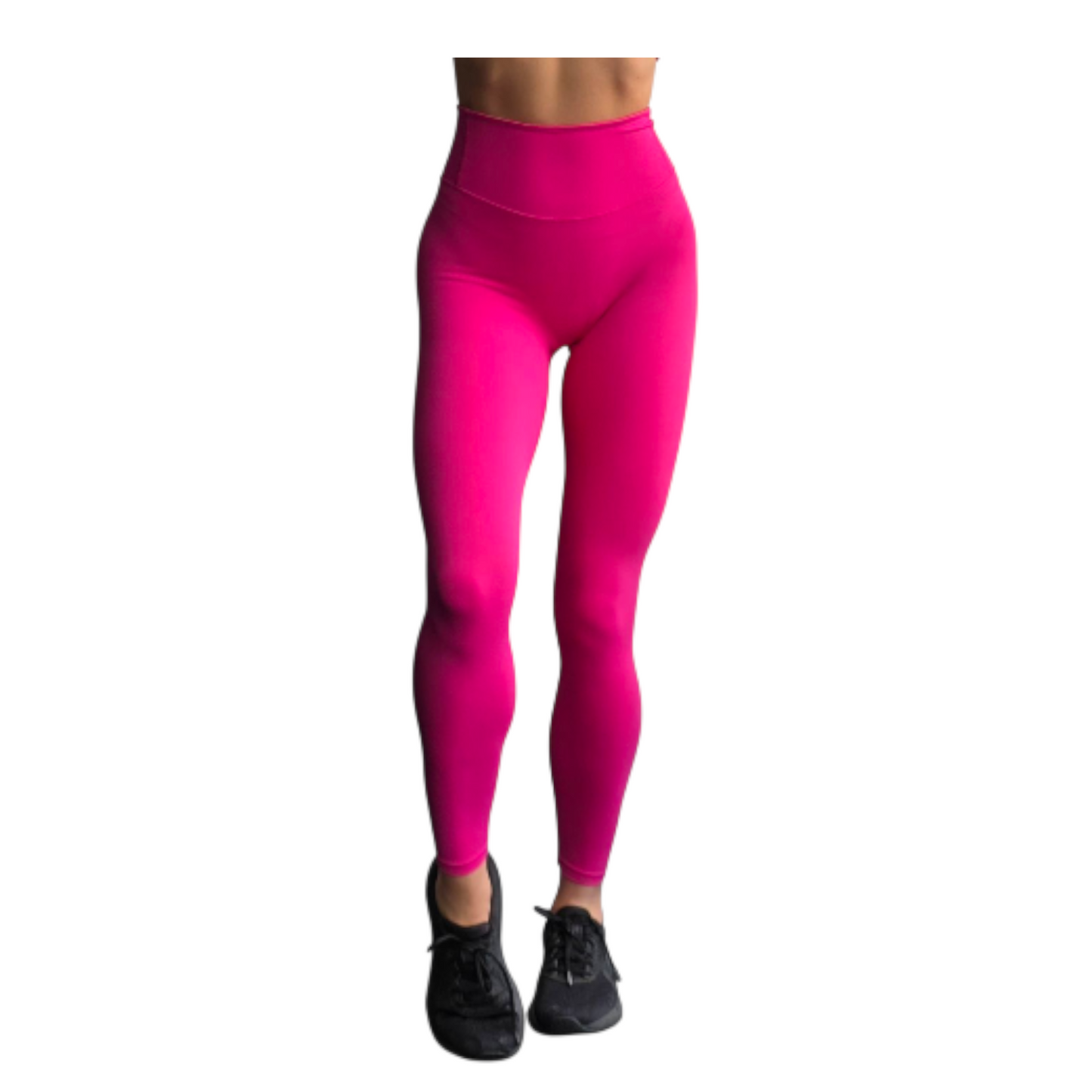 NSV Self Care Non-Visible Scrunch Leggings in Fuscha Pink