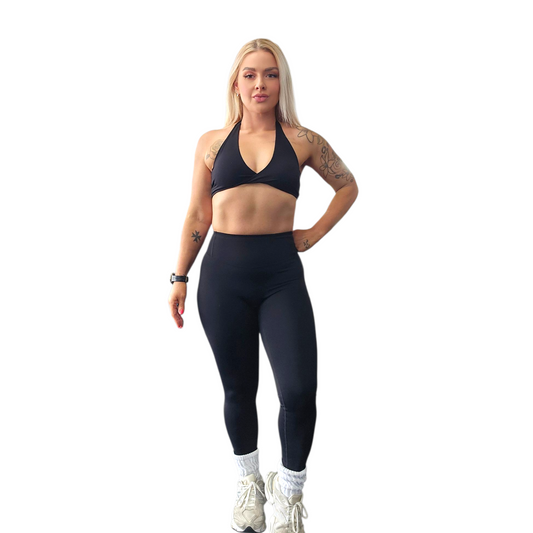 NSV Self Care Non-Visible Scrunch Leggings in Black