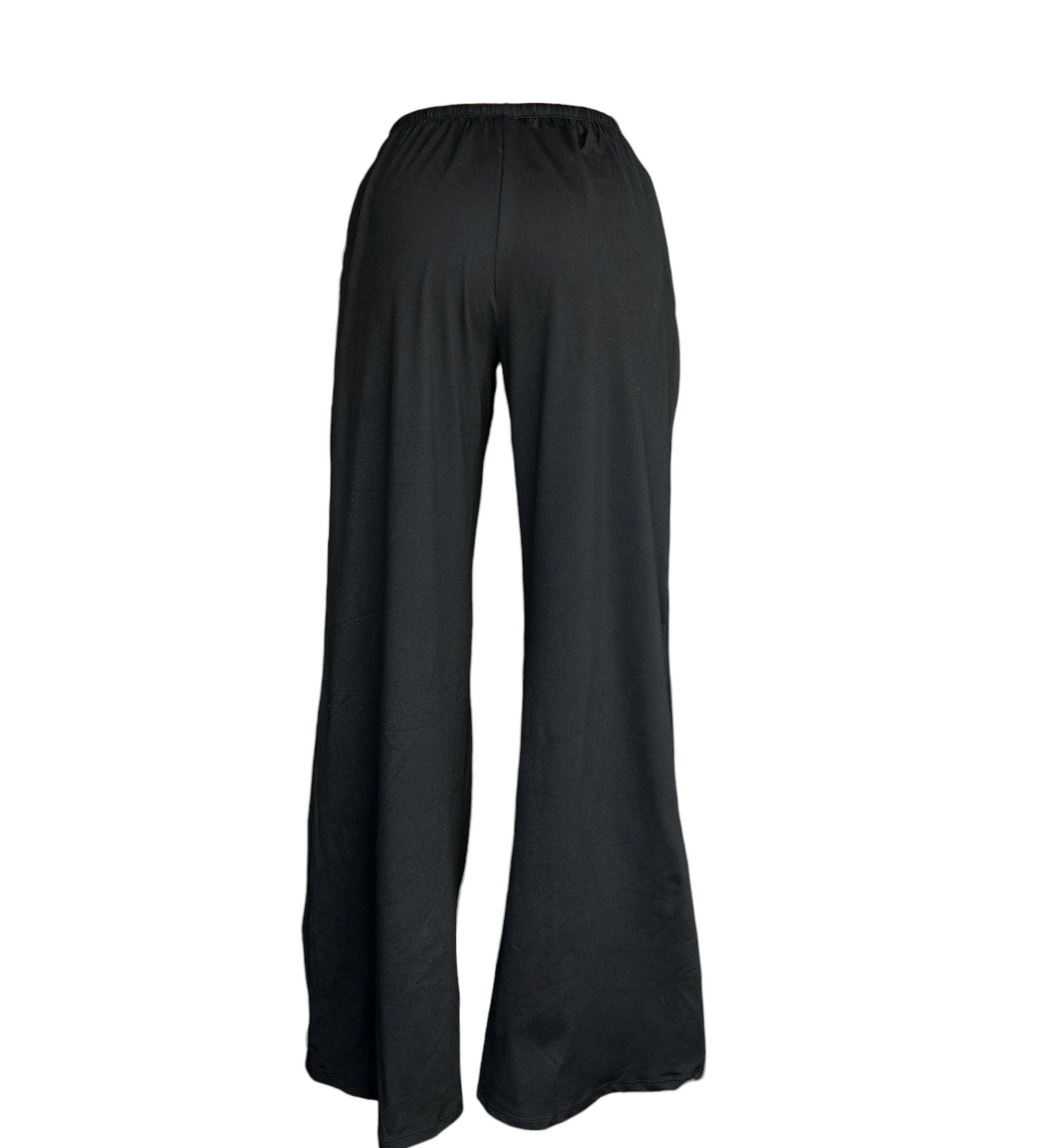 Essentials Wide Leg Pump Cover Pants in Black