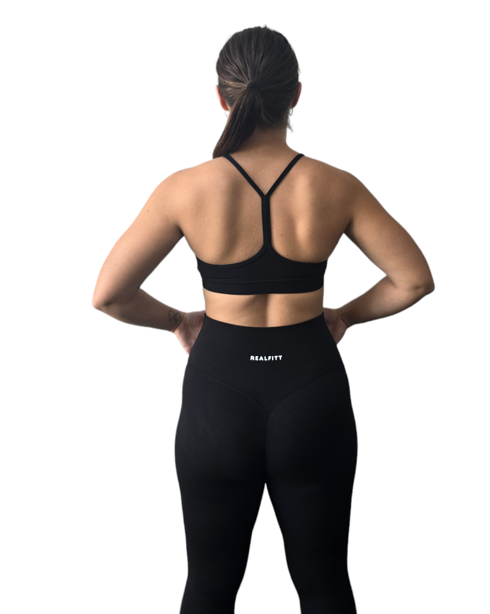 Luxe-Flex Light Scrunch Leggings in Black