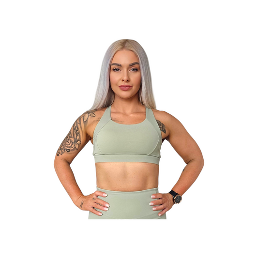 NSV Self Care Sports Bra in Matcha