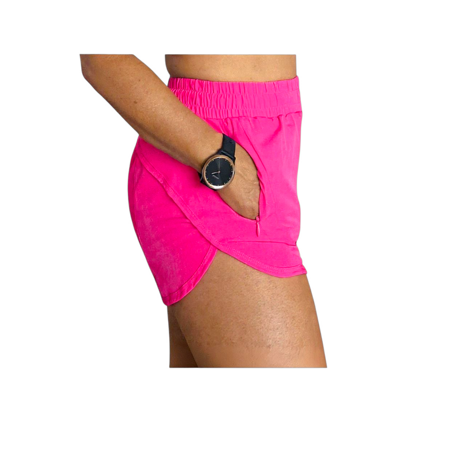 RealFitt Running Shorts in Hot Pink