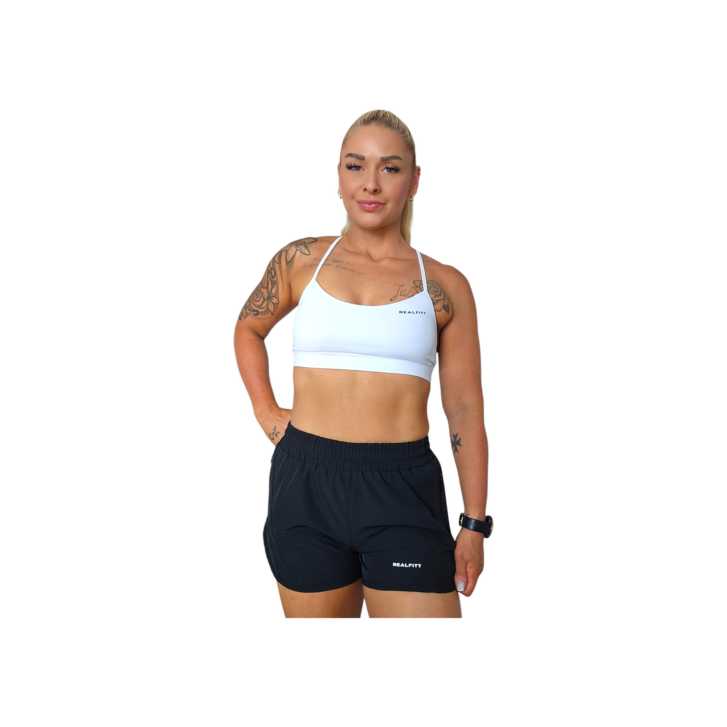 RealFitt Running Shorts in Black