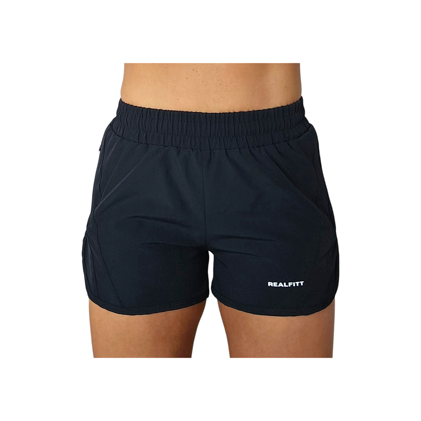 RealFitt Running Shorts in Black