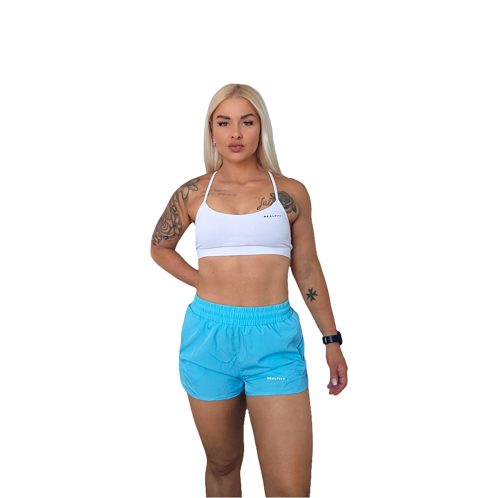 RealFitt Running Shorts in Sky Blue