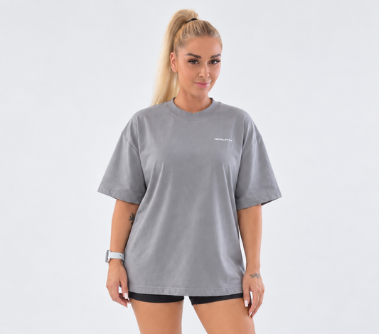RealFitt Oversized Tee in Grey