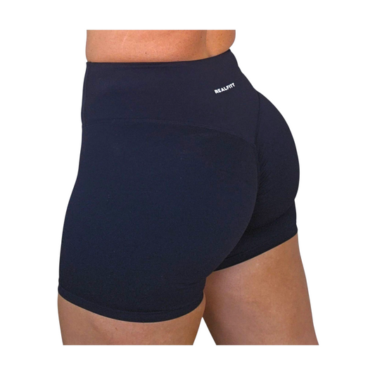 NSV Self Care Non-Visible Scrunch Shorts in Black