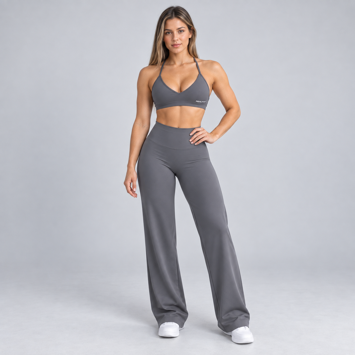 Siren Straight Leg Leggings in Grey
