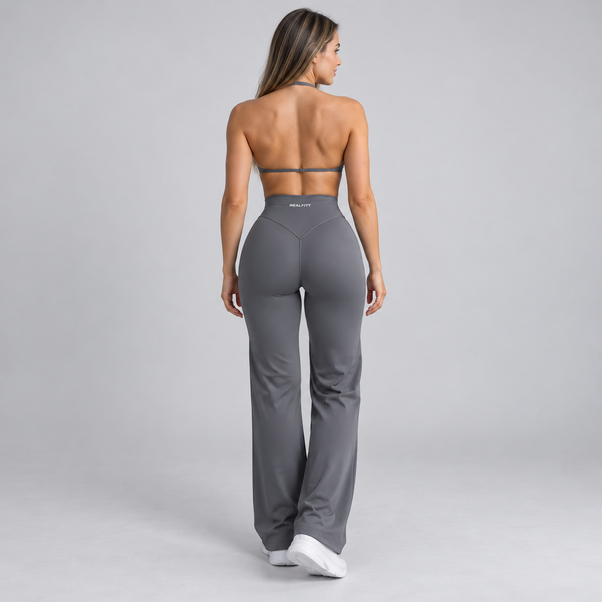 Siren Straight Leg Leggings in Grey