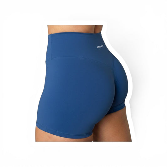 NSV Self Care Non-Visible Scrunch Shorts in Blue